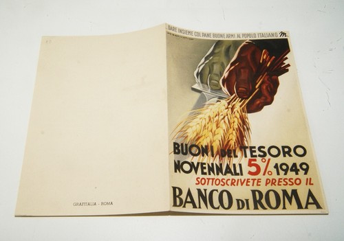 Pubblicita buoni del tesoro - del,