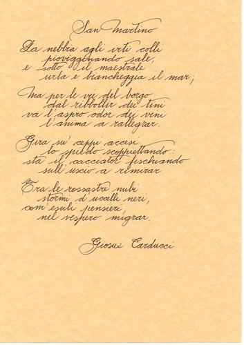Manoscritto poesia san - manoscritto, "san
