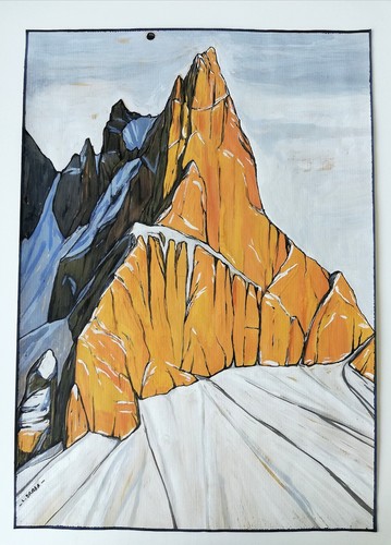 Quadro paesaggio montano - paesaggio,