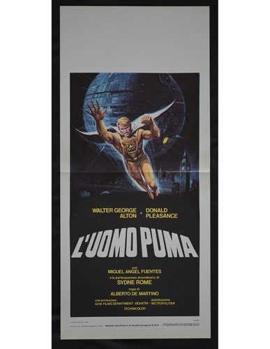 Locandina uomo puma batman - locandina, l'uomo