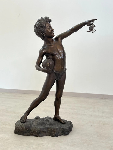 Grande scultura bronzo del - in,